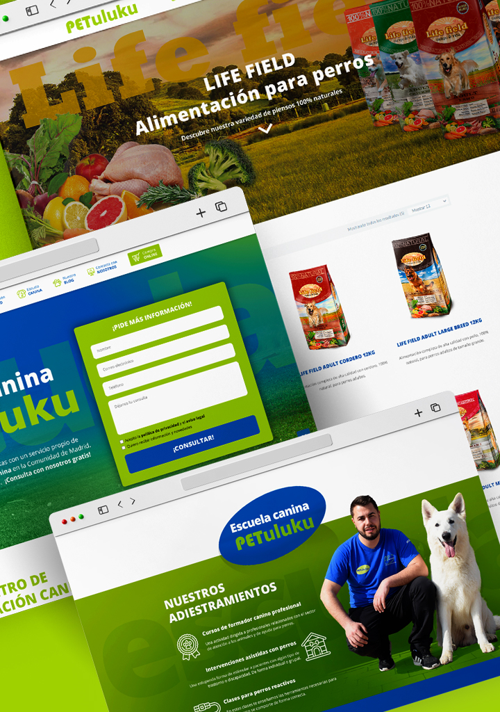 Petulku tienda de animales